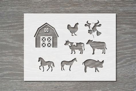 Free Printable Farmhouse Stencils